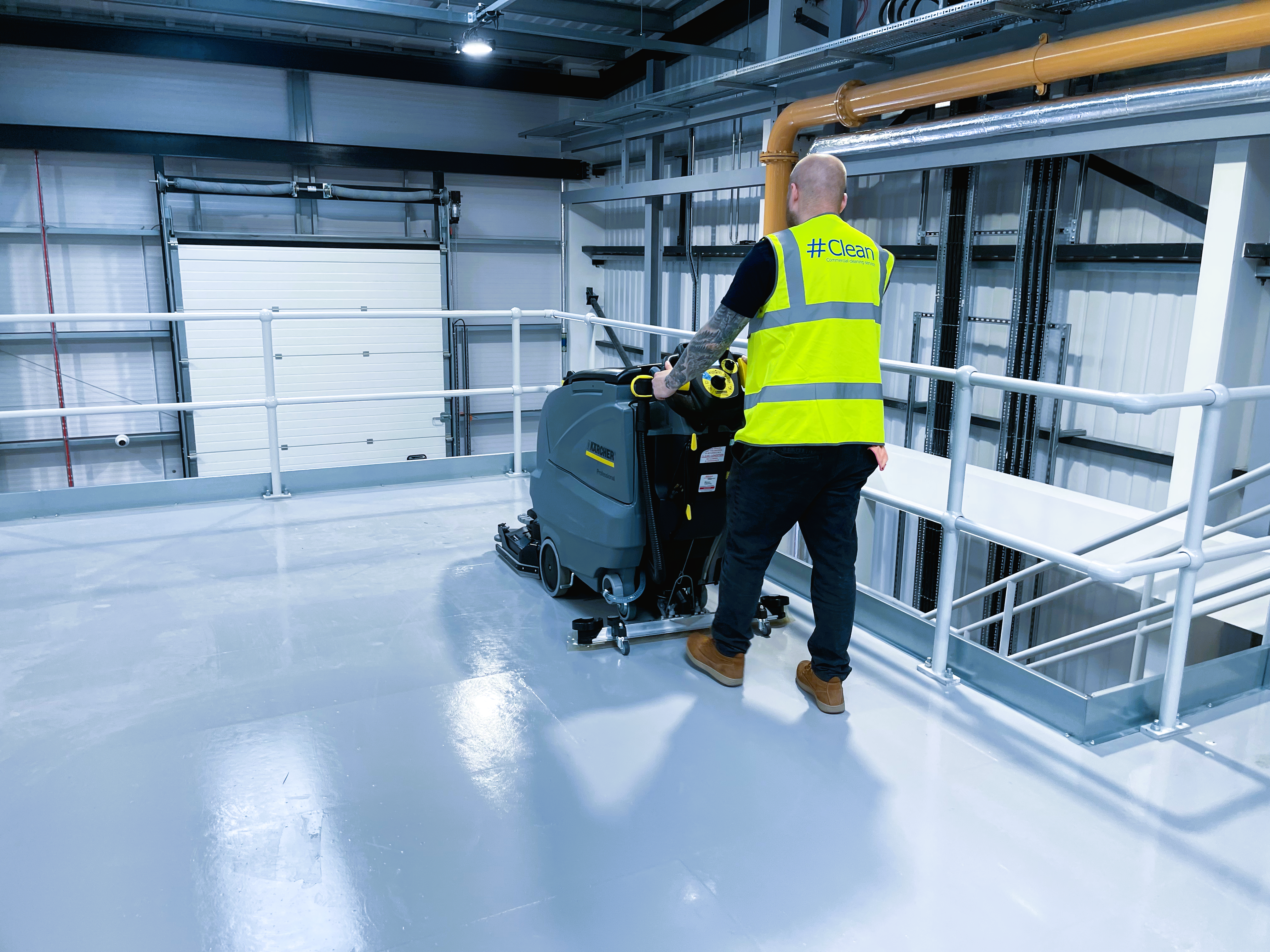 Commercial Deep Clean Industrial Floor
