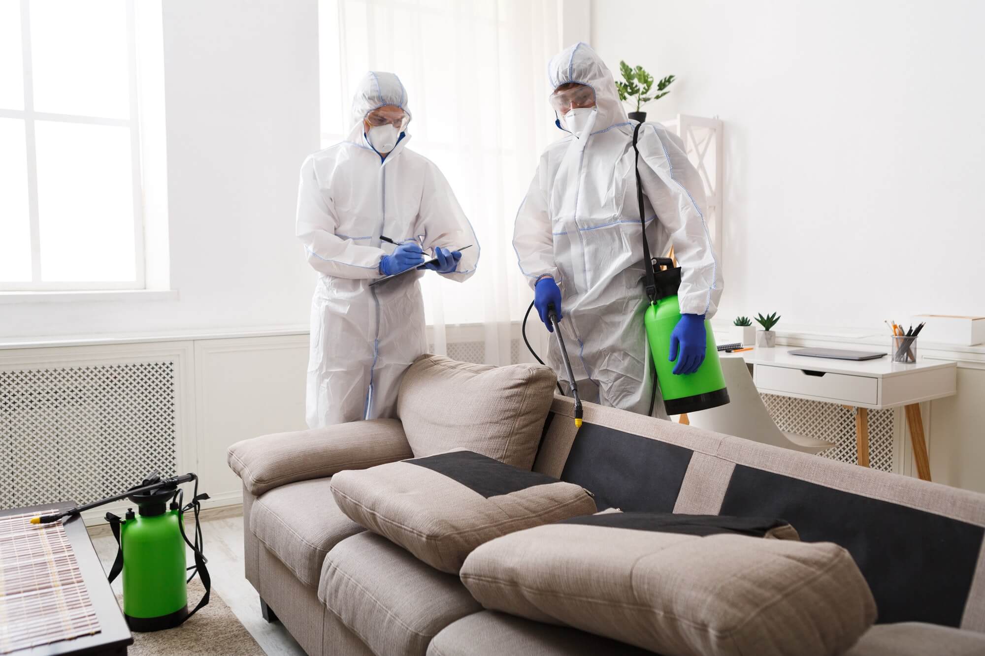 Home Disinfection By Cleaning Service Surface Treatment From Coronavirus