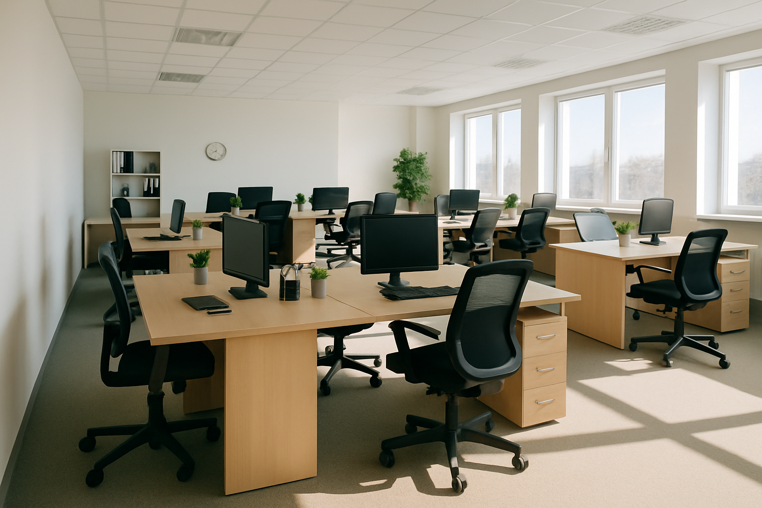 Modern And Bright Office