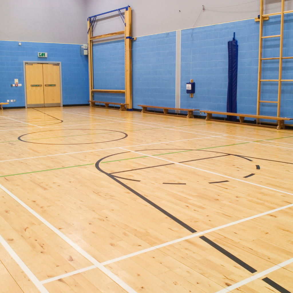 School Sports Hall Cleaning